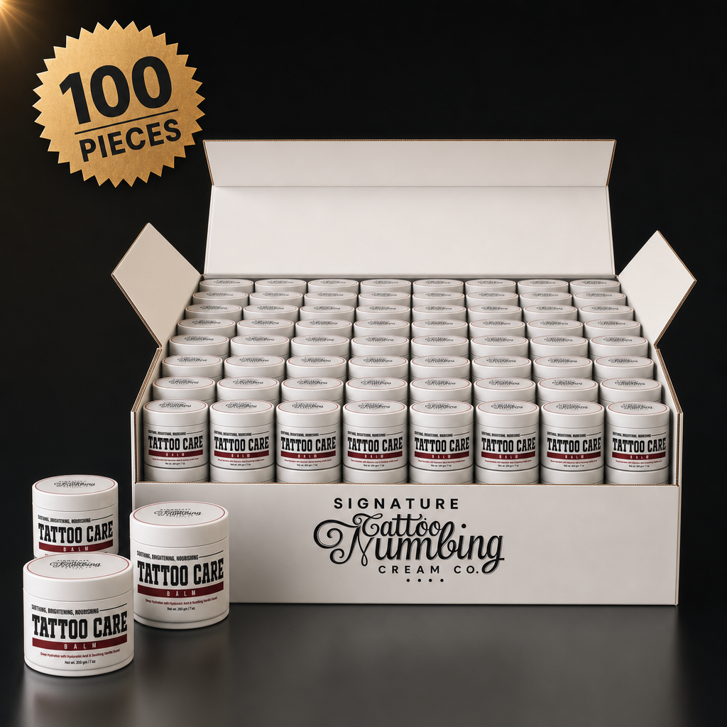 Wholesale case of 100 Signature tattoo care balm jars