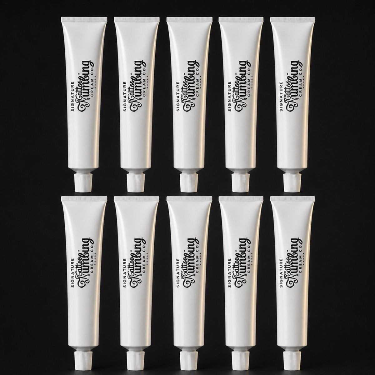 Ten-pack of Signature tattoo numbing cream 10g tubes