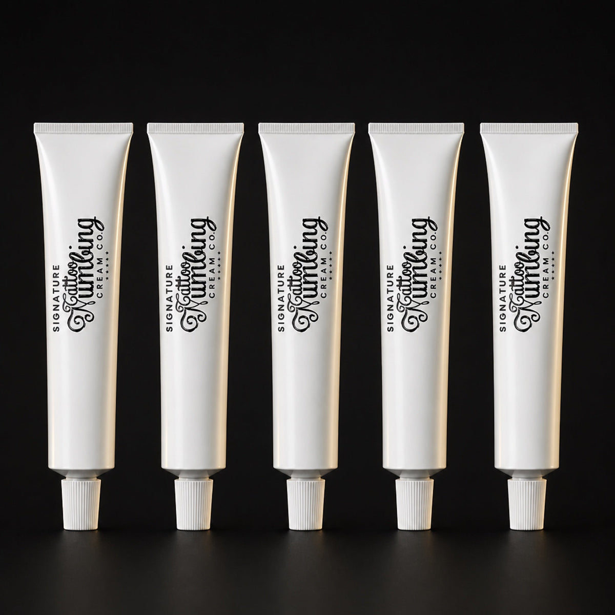 Five-pack of Signature tattoo numbing cream 30g XL tubes